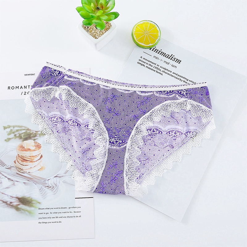 Quần Lót Lưng Thấp Phối Ren Cho Nữ | BigBuy360 - bigbuy360.vn