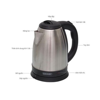 ẤM SIÊU TỐC SUNHOUSE 1,8L SHD1182.