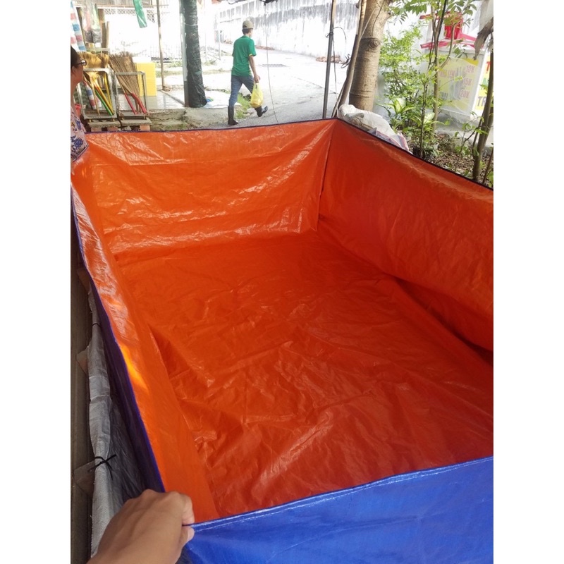 bể bạt nuôi ốc,cá,lươn 3x2x1