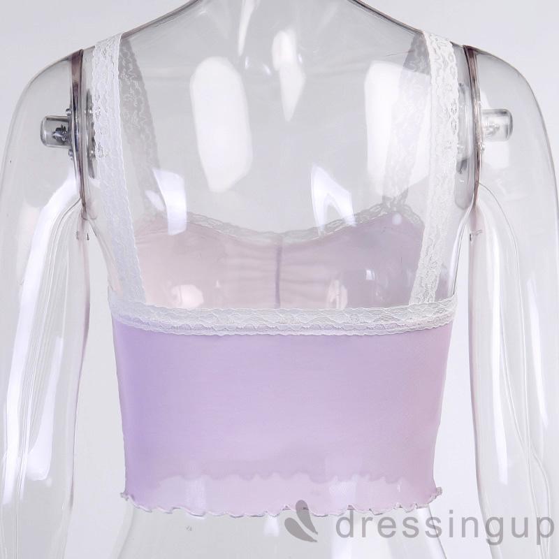 d❃♪Summer Baby Girls Sexy V-neck Fashionable Mesh Double Layer Top | BigBuy360 - bigbuy360.vn