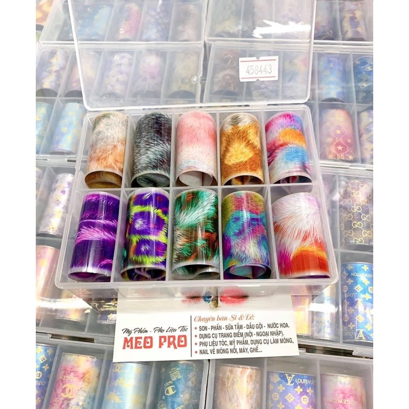 foil mẫu đẹp trang trí móng