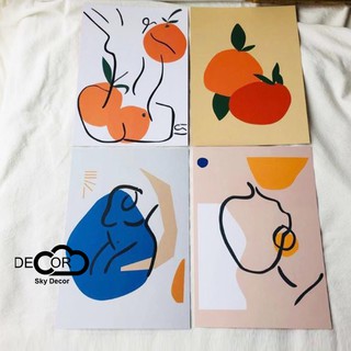 Bìa tạp chí, postcard Art 2 mặt trang trí nhà cửa, chụp ảnh, decor cửa hàng - Skydecor