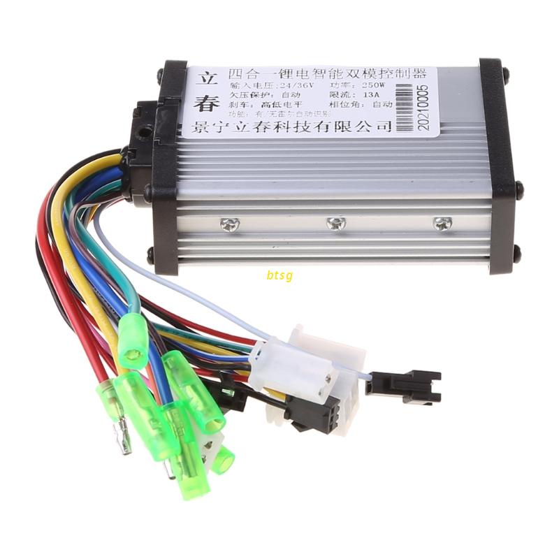 Bộ Điều Khiển Tốc Độ Động Cơ Không Chổi Than btsg DC 24/36V 250W Cho Xe Điện
