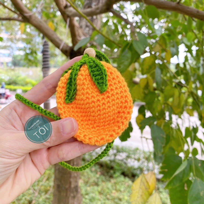 Túi đựng tỏi tránh vía tránh tà cho bé yêu hàng đan tay thủ công