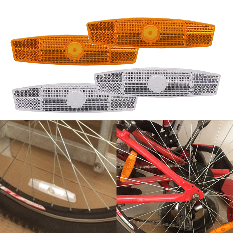 Bicycle Reflective Spokes Steel Ring Mountain Bike Reflective Strip Card Reflective Bicycle Riding Equipment