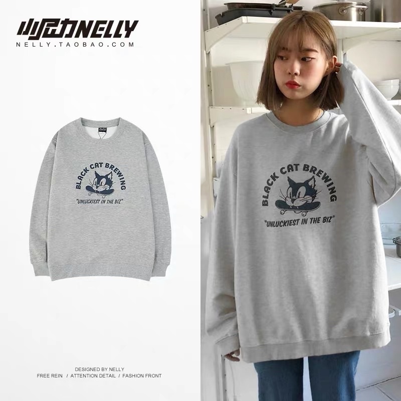 Áo nỉ sweater NELLY lót lông full săn SALE các màu đủ size | BigBuy360 - bigbuy360.vn