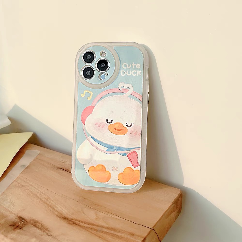 Ốp lưng iphone Cute Duck Màu Xanh 13promax/13pro/13/12promax/12pro/12/7plus/8plus/11/11promax/x/xs/xsmax/7/8 - Ina Case