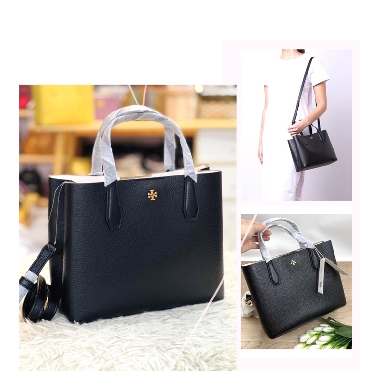 TNS-Túi tote công sở da mềm  Torie Blake tote bag--tone nâu classic sang trọng