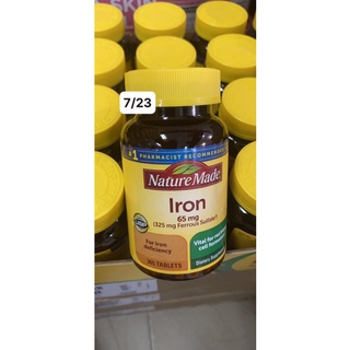 Sắt Iron Nature Made: Mỹ - 365v