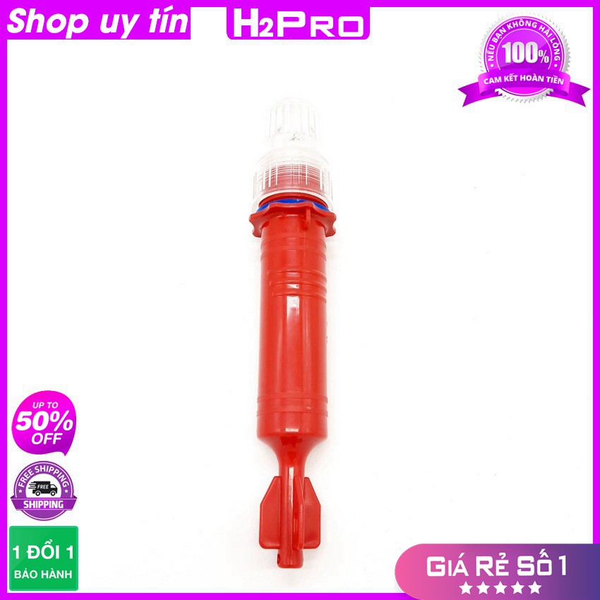 Đèn Chớp Cảnh Báo Trắng Vỏ Đỏ H2Pro Cao Cấp (2 Pin), Đèn Báo Hiệu Tàu Biển (Tặng 2 Pin Đại)-H2Pro Tech