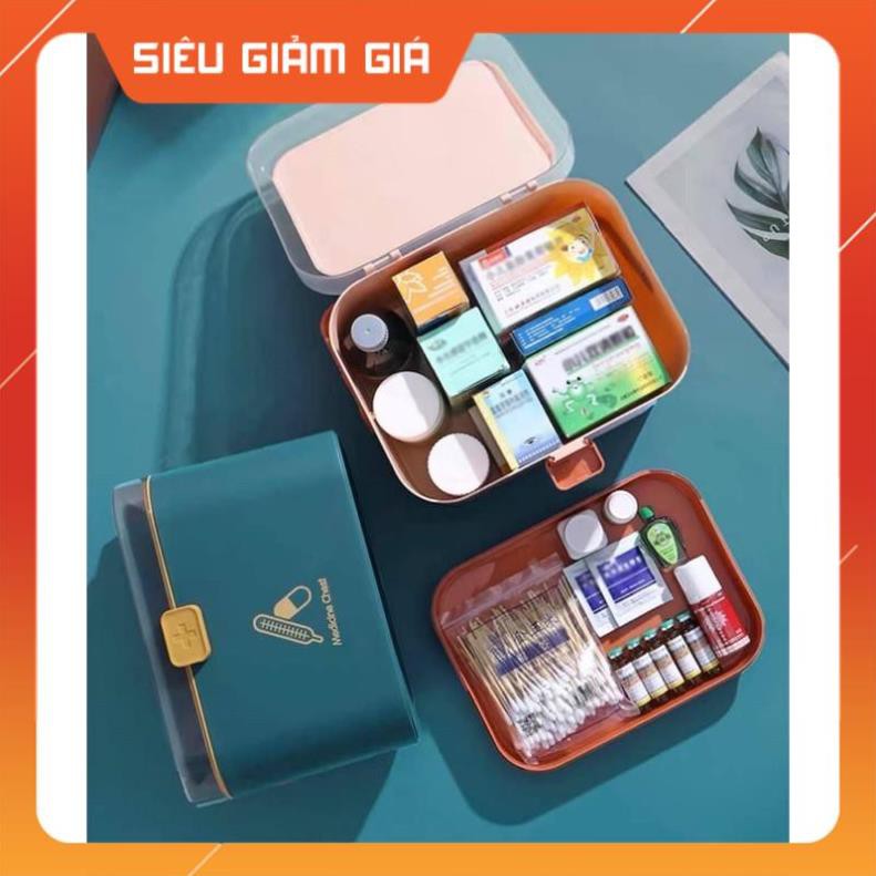 HỘP ĐỰNG THUỐC Y TẾ MEDICINE BOX SIÊU TIỆN DỤNG CHO GIA ĐÌNH