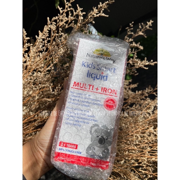 SẮT NƯỚC NATURE’S WAY KIDS SMART LIQUID MULTI + IRON