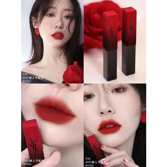 Son YSL Vỏ Đỏ Nhung Phiên Bản Giới Hạn - Son Ysl Slim Matte Đỏ Nhung Bản Limited