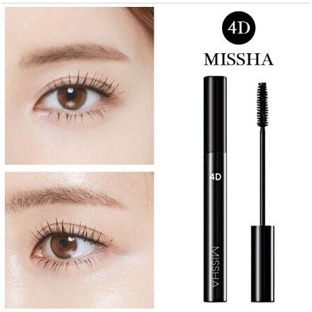 Mascara FREESHIP Chuốt mi 4D Missha Hàn Quốc siêu mượt tự nhiên