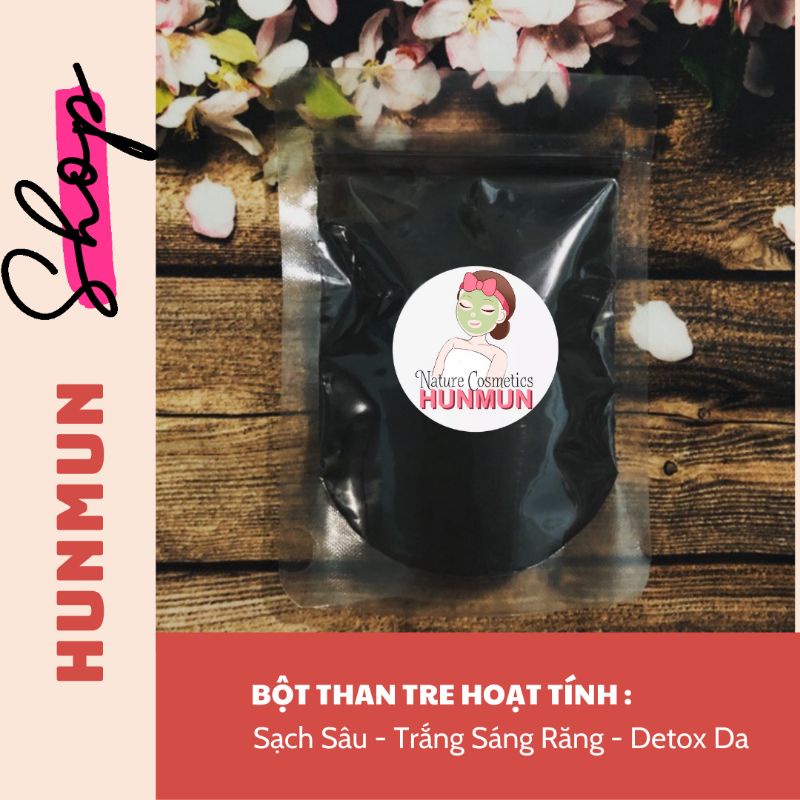 Bột Than Hoạt Tính Dưỡng Da Handmade