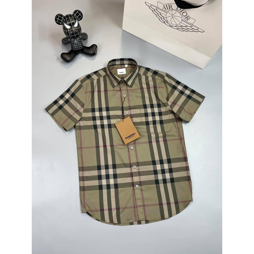 Áo sơ mi cộc tay siêu cấp BBR Original 2021 MLN size XS-S-M-L