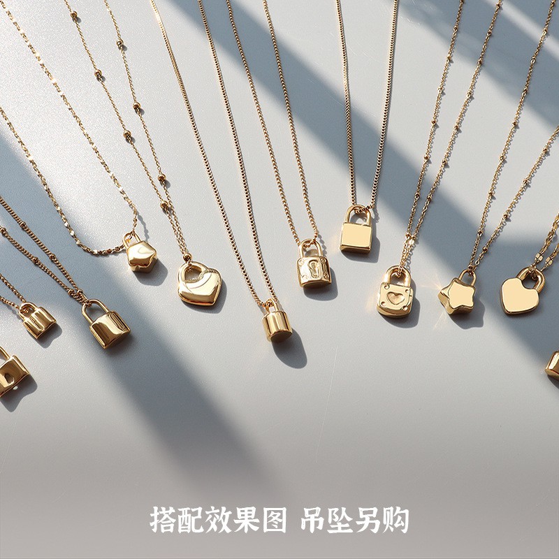 Dây Xích Xoắn Bằng Thép Titan Mạ Vàng 18k p873 Chuyên Dụng