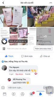 Kem chống nắng The Same hồng mẫu mới