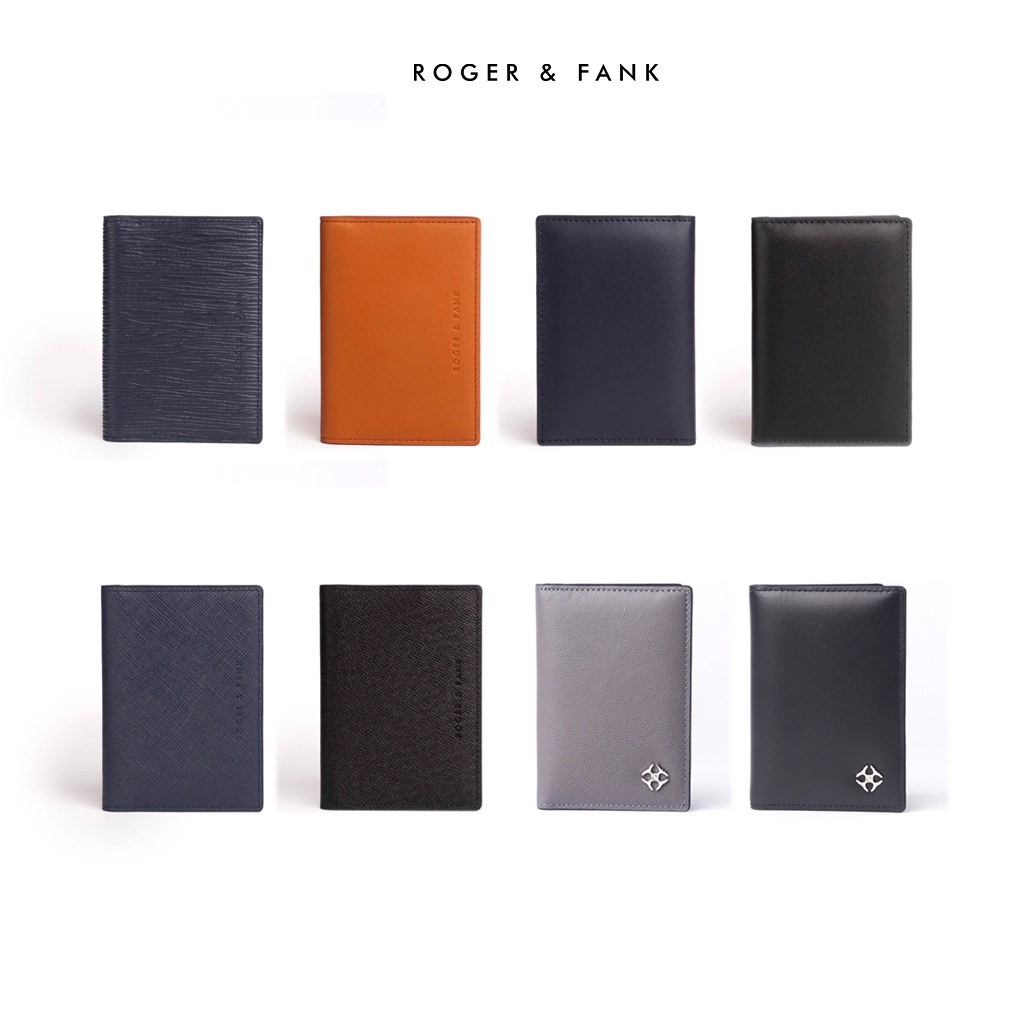 Ví da bò non card gập cao cấp ROGER & FANK