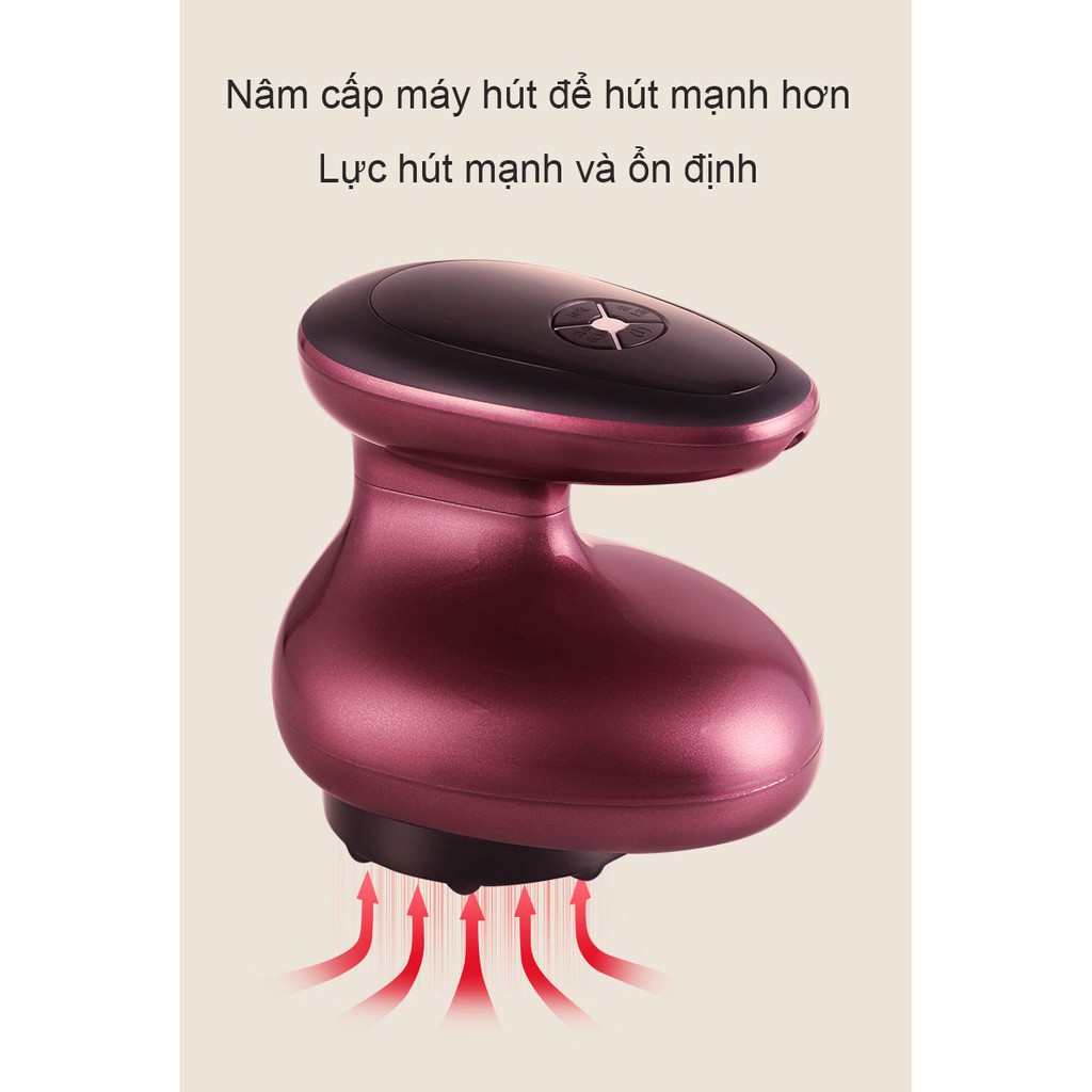 Bộ Máy Cạo Gió Giác Hơi Toàn Thân Cao Cấp Thế Hệ Mới Cao Cấp - Hàng Chính Hãng