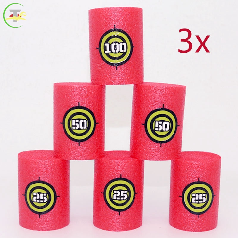 TG 18pcs Bullet Targets Shot Dart Nerf Target for Nerf N-Strike Retaliator Series Blasters Toy Soft Bullet Annex @vn