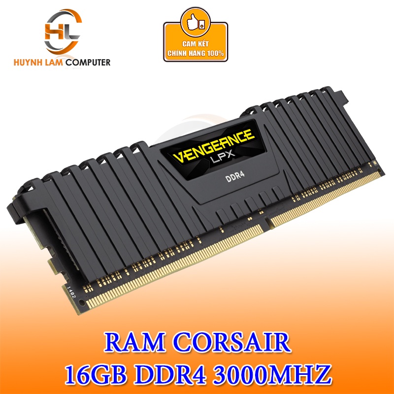 Ram 16Gb DDR4 3200Mhz Corsair Vengeance LPX Tản đen Chính thumbnail