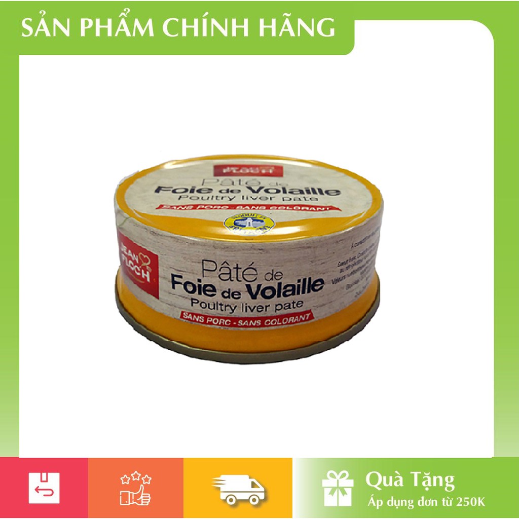 [HÀNG CHÍNH HÃNG] Pate Gan Gà Jean Floc'H 78gr