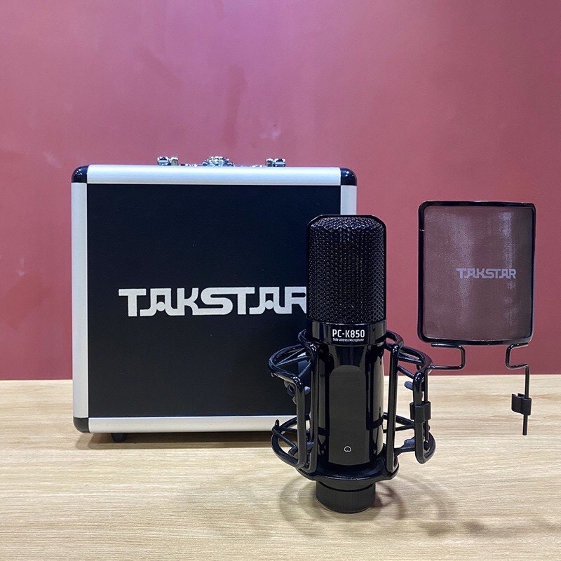 Bộ Mic Thu Âm Karaoke Cao Cấp Chính Hãng Takstar PC K850-Bảo hành 1 năm.