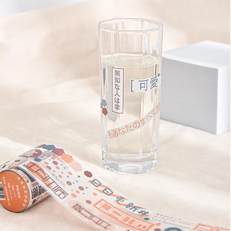 Cuộn 3 mét Washi tape chống nước với 6 chủ đề K88