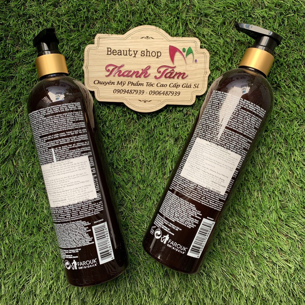 Dầu xả CHI Argan Plus Moringa Oil Conditioner 739ml