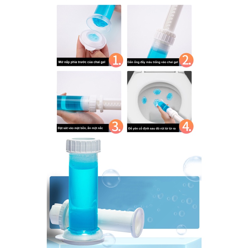 Gel Khử Mùi Bồn Cầu Gel Thơm Khử Trùng Bồn Cầu Hình Bông Hoa Dạng Thạch 5 Mùi Thơm Cho Toilet