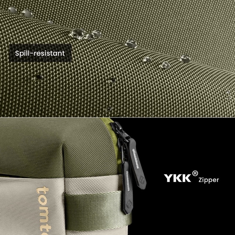 TÚI ĐEO CHÉO TOMTOC  LIGHTWEIGHT SLING BAG GREEN
