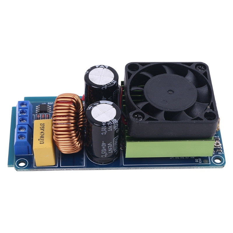 Bảng Mạch Khuếch Đại Âm Thanh Kỹ Thuật Số Kênh Đơn zzz IRS2092S 500W Kèm Quạt
