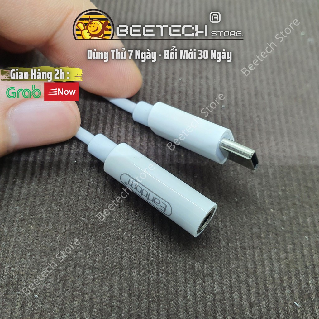 Jack chuyển đổi chân TypeC, cổng chia tai nghe cho Samsung, Xiaomi, iPad... EarldomOT42/ OT45, Kết nối điện tử - Beetech