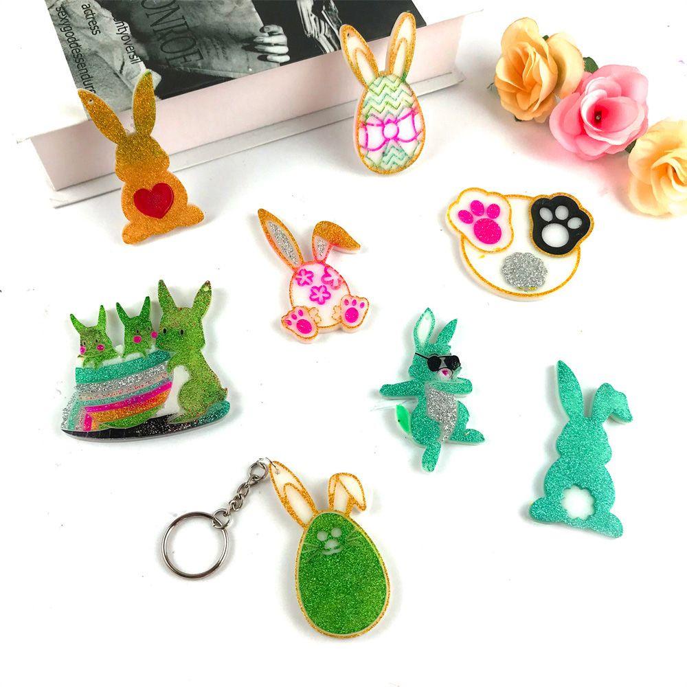 Khuôn Silicone Tạo Hình Làm Móc Khóa DIY