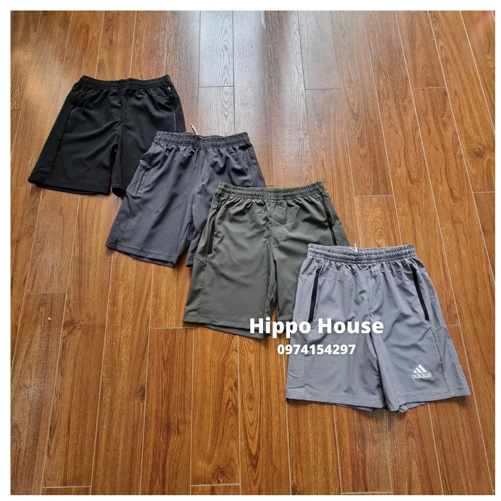 Quần Short Bé Trai Hippo House Size Đại Chất Si Gió Nhẹ Nhanh Khô