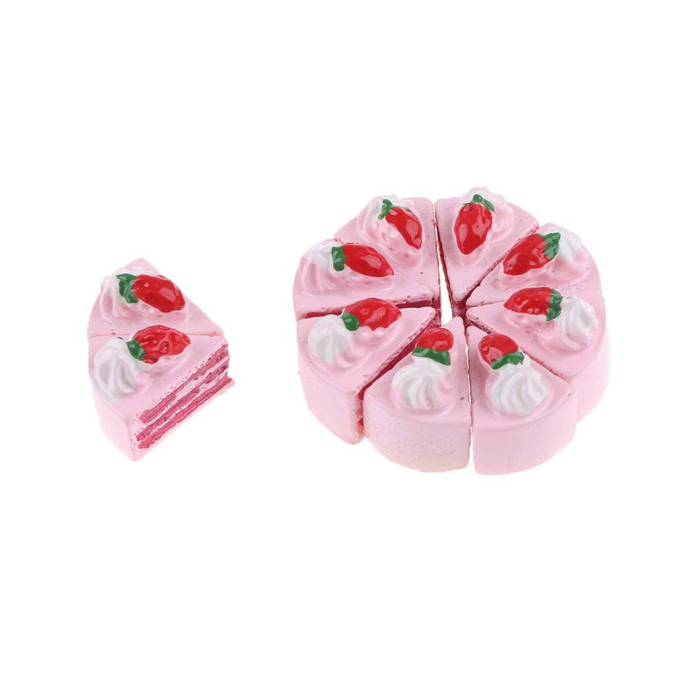 Mô Hình Bánh Ngọt Mini Bằng Nhựa Resin Trang Trí Nhà Búp Bê