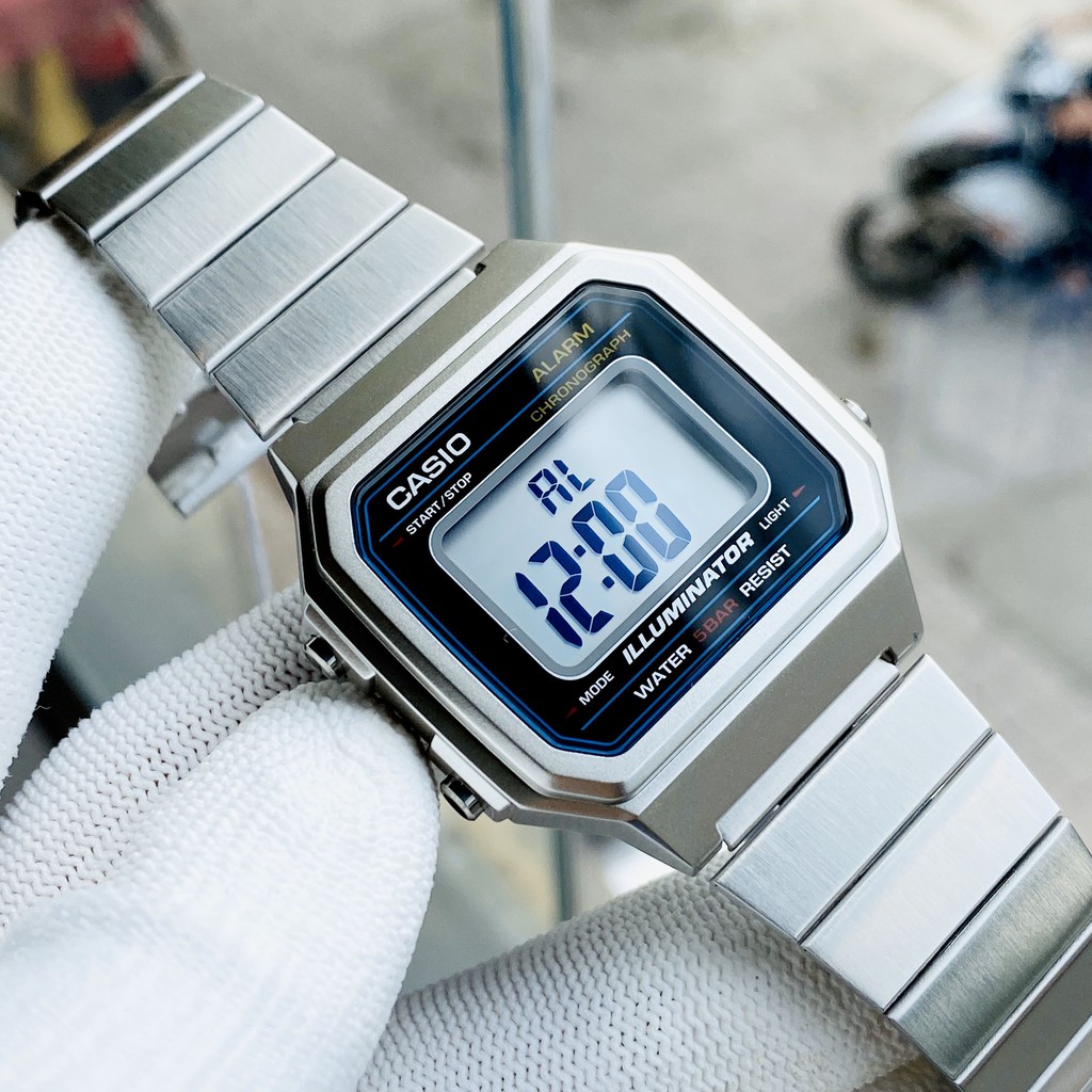 Đồng hồ đôi Casio B650 và La670 Silver - CHINH HÃNG - FULLBOX