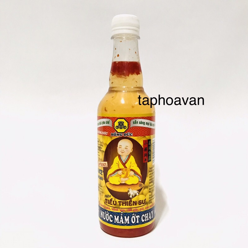 Nước mắm ớt chay Tiểu Thiền Sư chai 500ml