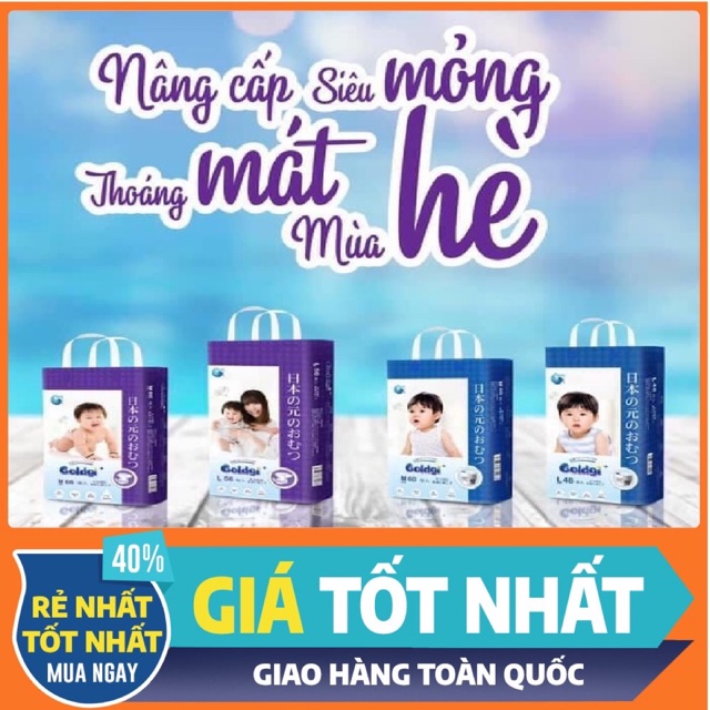 [HÀ NỘI] BỈM DÁN/QUẦN GOLDGI+ SIZE NB92/S84/M66/M60/L56/L48/XL46/XL44/XXL34