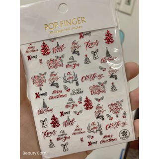 sticker noen trang trí móng tay