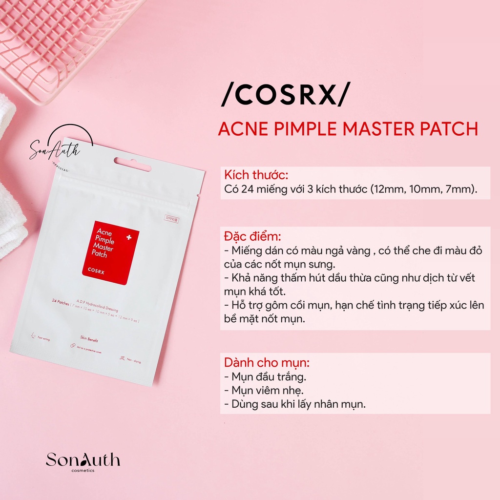 Dán mụn Cosrx Acne Pimple Master Patch