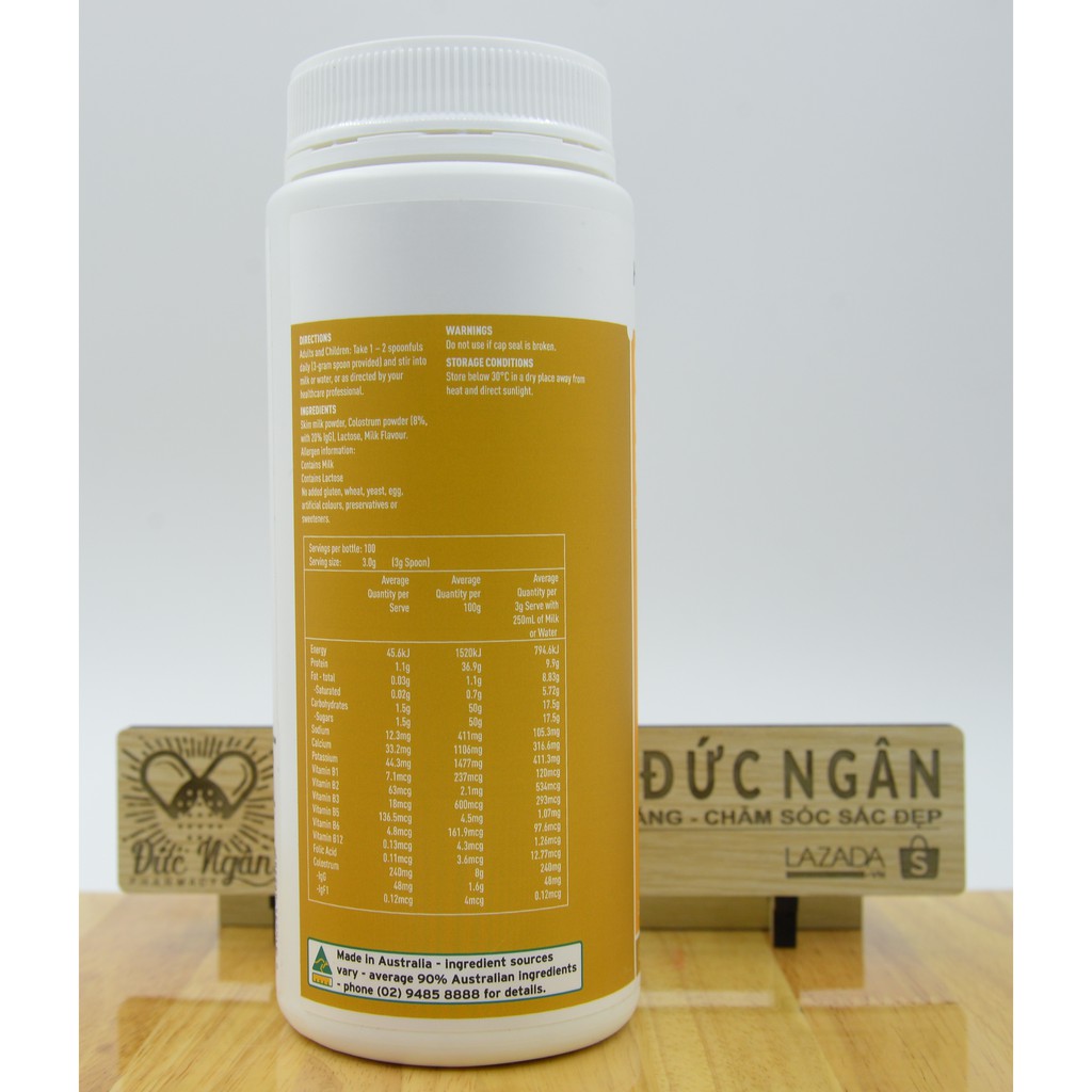 [ÚC] Sữa Non - Healthy Care Colostrum Milk Powder - Hỗ trợ, tăng cường sức khỏe cho bé - 300g
