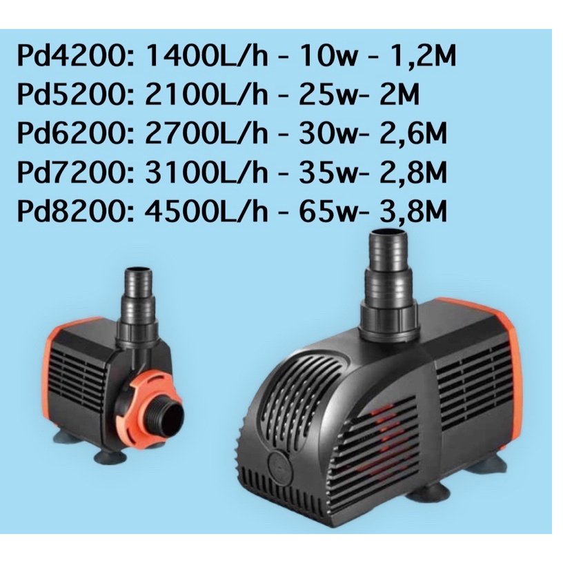 Comno Bơm periha 4200 5200 6200 7200 8200 + hút mặt hút đáy