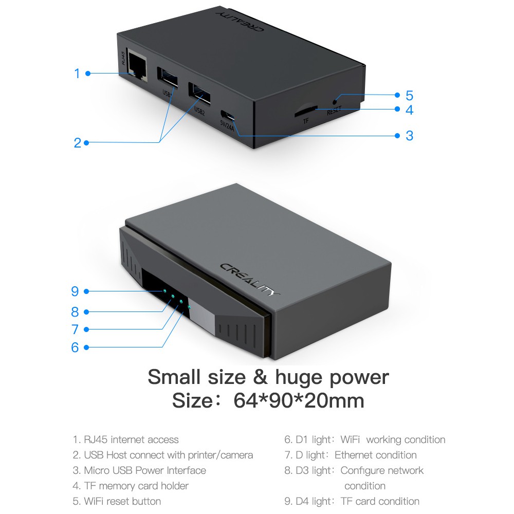 Creality Wifi Box - Thiết bị Wifi cho máy in Creality | BigBuy360 - bigbuy360.vn