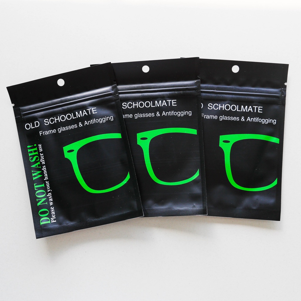 Khăn lau kính NANO chống bám hơi nước, chống hấp hơi cho mắt kính ONE STORE