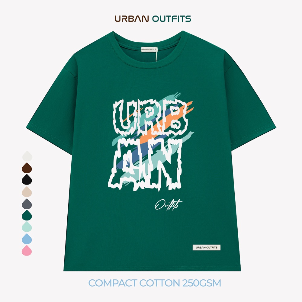 Áo Thun Tay Lỡ Form Rộng URBAN OUTFITS ATO168 Local Brand In Chữ ver 2.0 Chất Vải 95% Compact Cotton 250GSM Dầy