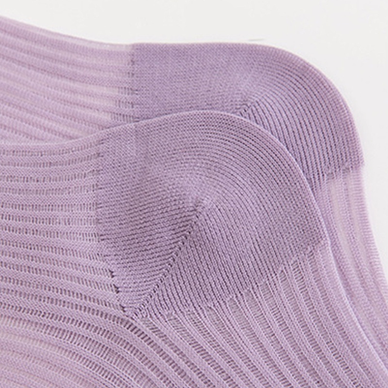 Xiangbao Vớ Mắt Cá Chân Sợi Thủy Tinh Mỏng Màu Kẹo Sáng Phong Cách Hàn Quốc Ngọt Ngào Mùa Hè