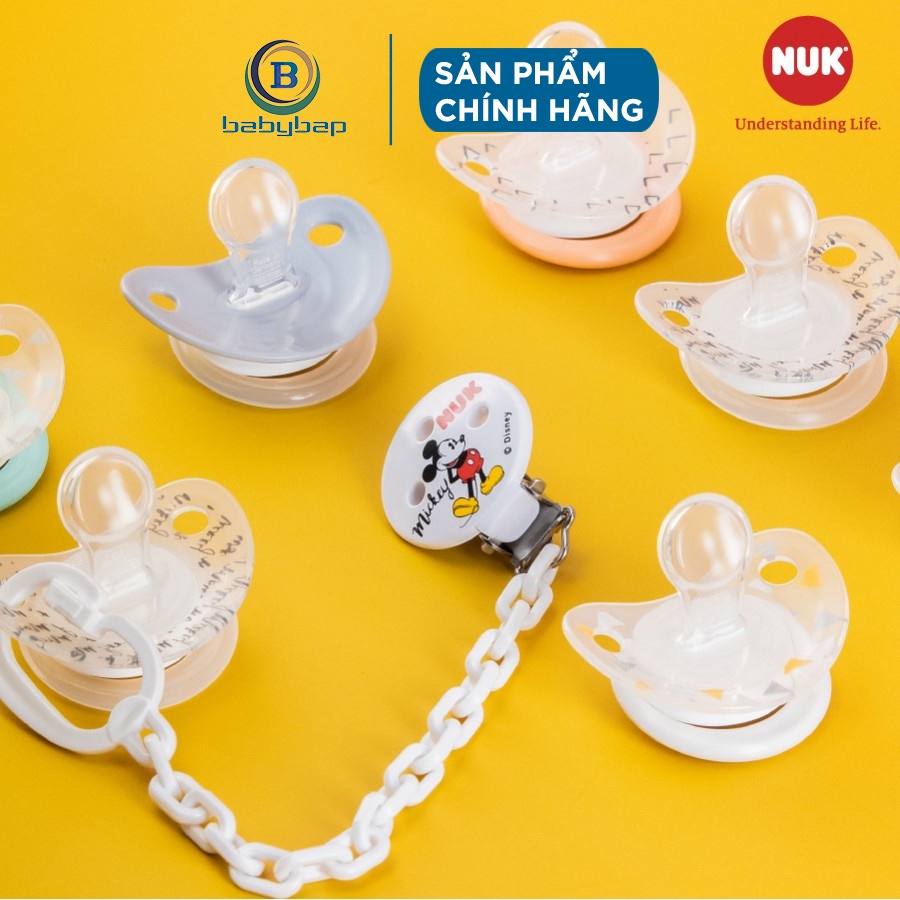 Dây Đeo Ti Giả NUK (Mickey) Đạt Tiêu Chuẩn An Toàn Châu Âu