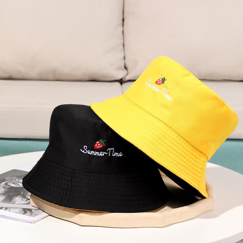 Nón Tai Bèo Cotton Thêu Họa Tiết MIHAN1 Xinh Xắn